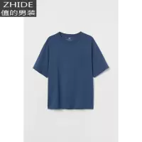 SUNTEKHM 男装棉质青少年T恤短袖色潮流休闲宽松打底衫衣服男 0854318T恤