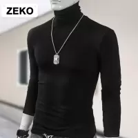 SUNTEK高领打底衫男士长袖t恤修身冬季男装紧身秋衣上衣服棉潮流新款T恤