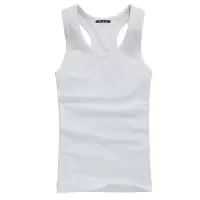 SUNTEK男背心韩版修身夏季新款工字弹力紧身色运动大码汗背心打底内衣马甲/背心