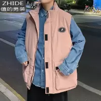 SUNTEK工装马甲男冬季韩版潮流个性马夹外套百搭潮牌嘻哈宽松外穿坎肩bf马甲/背心