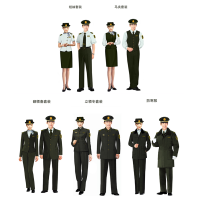 高速收费员标志式工装套装