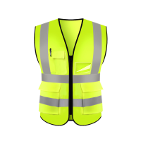 安全防护反光马夹多口袋透气反光马甲