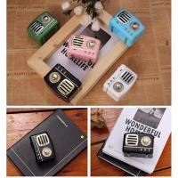 新款复古蓝牙音箱 收音机插卡低音炮创意礼品迷你仿古小音响HM11