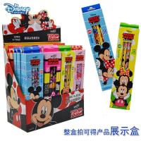 新款学生环保橡皮头铅笔盒装儿童书写工具卡通写字铅笔木杆HB铅笔