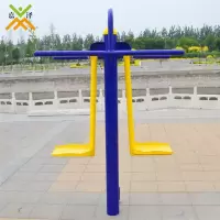 源头室外健身器材 广场公园健身路径双人浪板摇摆机一件