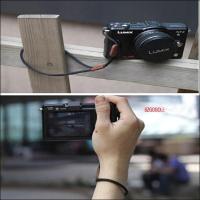 尼康富士佳能微单相机手腕带 三星索尼数码相机手绳 挂绳配件 黑色