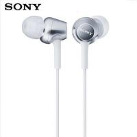 MDR-EX255AP入耳式通用重低音线控带麦通话运动K歌耳机 白色