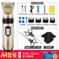 充电理发器电推剪电动婴儿童电推子成人剃头刀宝宝剪发工具 金色 双普通剪套餐