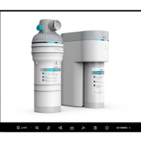 厨房全能净水器J2708-ROB60珍珠白,打开龙头就可以喝上干净的水,大小水龙头,洗菜,淘米,满足各种需求