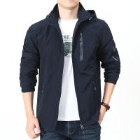 珂卡慕(KEKAMU)外套男春秋新款韩版户外风衣宽松冲锋上衣运动夹克