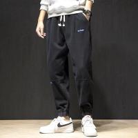 珂卡慕(KEKAMU)春季小脚牛仔裤男士潮流韩版宽松学生休闲运动哈伦长裤