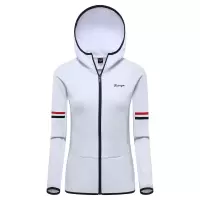 珂卡慕(KEKAMU)春季新款 高尔夫球服装 女士长袖球服外套 连帽拉链开衫运动衣服