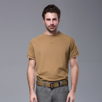 珂卡慕(KEKAMU)户外运动登山骑行透气T恤 纯色突击者圆领短袖 A412