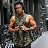 珂卡慕(KEKAMU)运动背心男速干衣2020新款跑步训练健身篮球服无袖坎肩