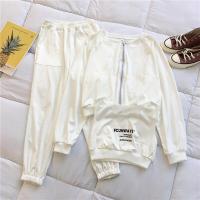 珂卡慕(KEKAMU)春季韩版学生洋气时尚休闲运动装女士网红港味薄款卫衣裤子三件套
