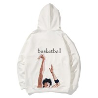 珂卡慕(KEKAMU)灌篮高手卫衣男士连帽衫秋季男装篮球流川枫运动服套头衫嘻哈宽松长袖学生衣服外套