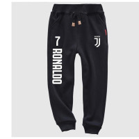 珂卡慕(KEKAMU)尤文图斯球迷足球训练长裤秋季小脚裤男女学生潮流休闲运动收口卫裤