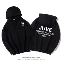 珂卡慕(KEKAMU)秋季尤文图斯连帽套头卫衣C罗足球运动服上衣男士休闲训练服宽松长袖跑步套头衫