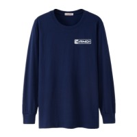 珂卡慕(KEKAMU)男士纯棉长袖T恤加肥码青少年圆领薄款肥佬休闲运动秋衣