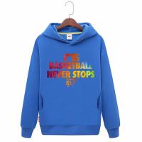 珂卡慕(KEKAMU)广东东莞银行广东宏远队篮球运动连帽卫衣休闲套头外套