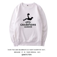 珂卡慕(KEKAMU)2021欧冠皇马13冠纪念衫圆领卫衣足球运动休闲外套