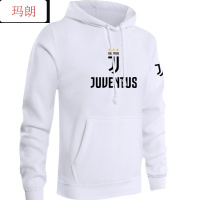 珂卡慕(KEKAMU)Juventus尤文图斯队服足球运动套头外套加绒连帽卫衣