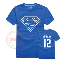 珂卡慕(KEKAMU)魔术魔兽霍华德12号短袖T恤夏季超人标志半袖男女棉球衣