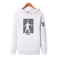 珂卡慕(KEKAMU)尤文图斯C罗CR7连帽衫套头卫衣外套春秋足球男运动服