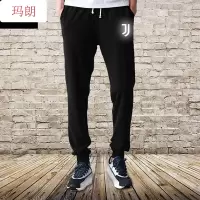 珂卡慕(KEKAMU)尤文图斯C罗CR7夜光小脚运动裤子足球休闲裤荧光卫裤