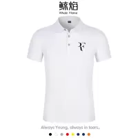 珂卡慕(KEKAMU)网球天王罗杰费德勒T恤翻领POLO衫运动休闲球迷短袖