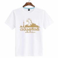 珂卡慕(KEKAMU)2021赛季中超联赛上海上港联赛夺冠纪念短袖T恤