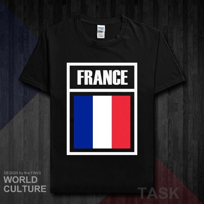 珂卡慕(KEKAMU)法国国家队足球棉短袖T恤男球衣夏季大码休闲上衣