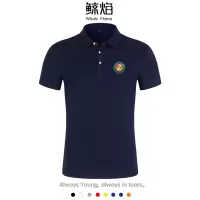 珂卡慕(KEKAMU)法国网球公开赛法网短袖POLO衫运动休闲T恤