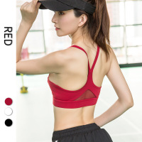 珂卡慕(KEKAMU)运动文胸女防震跑步瑜伽健身美背性感吊袋聚拢收副乳运动背心