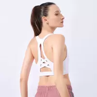 珂卡慕(KEKAMU)[显身材]文胸背心式运动内衣女士美背无钢圈胸罩瑜伽健身服