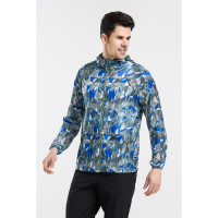 珂卡慕(KEKAMU)户外防晒皮肤风衣男女中长款夏透气运动风衣糖果色外套衫