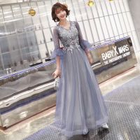 珂卡慕(KEKAMU)法式小晚礼服女2020新款宴会高贵优雅气质金色短款学生派对连衣裙仙气