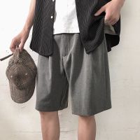 珂卡慕(KEKAMU)男韩版潮流个性2020夏季宽松西裤港风网红大裤衩外穿5分西装裤