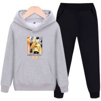 珂卡慕(KEKAMU)小男孩春天穿的衣服火影忍者衣服儿童卫衣2020春秋男童洋气连帽套头男孩薄款长袖套装