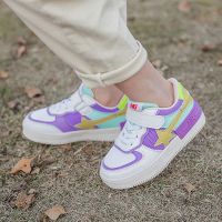 珂卡慕(KEKAMU)女童鞋春款2020新款单鞋潮网面休闲百搭时尚运动鞋儿童板鞋舒适透气款