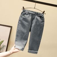 珂卡慕(KEKAMU)小男孩穿的裤子男童裤子2020春装儿童洋气男孩直筒牛仔裤男宝宝韩版春秋款长裤潮
