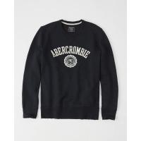 珂卡慕(KEKAMU)Abercrombie&Fitch 18新款af旗舰款字母圆领套头卫衣