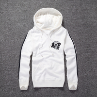 珂卡慕(KEKAMU)AF Abercrombie Fitch美国AF卫衣女士秋季新款修身薄款毛圈连帽衫纯棉休闲套头外套