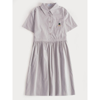 珂卡慕(KEKAMU)裙子女夏2020新款收腰港风可爱少女polo学生连衣裙韩版小个子清新