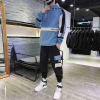 珂卡慕(KEKAMU)外套男春秋运动套装搭配一套帅气休闲男装潮流上衣服痞帅工装夹克