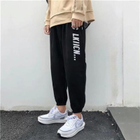 珂卡慕(KEKAMU)篮球裤长裤宽松春韩版秋季网红休闲裤男束脚九分裤子潮牌潮流百搭哈伦裤