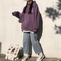 珂卡慕(KEKAMU)卫衣女带帽春款连帽2020韩版宽松学生保暖长袖上衣ins潮