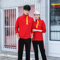 珂卡慕(KEKAMU)2020男女新款国家队运动套装跆拳道武术训练领奖服CHINA会出场休闲教练服