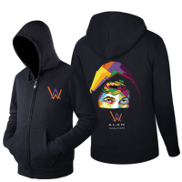 珂卡慕(KEKAMU)2020艾伦沃克DJ连帽卫衣Alan Walker薄款衣服Faded电音拉链开衫外套