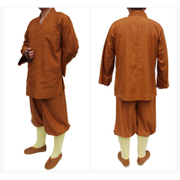 珂卡慕(KEKAMU)新款薄款僧服短褂男女款秋套装僧衣和尚衣佛教僧人小褂佛衣出家服